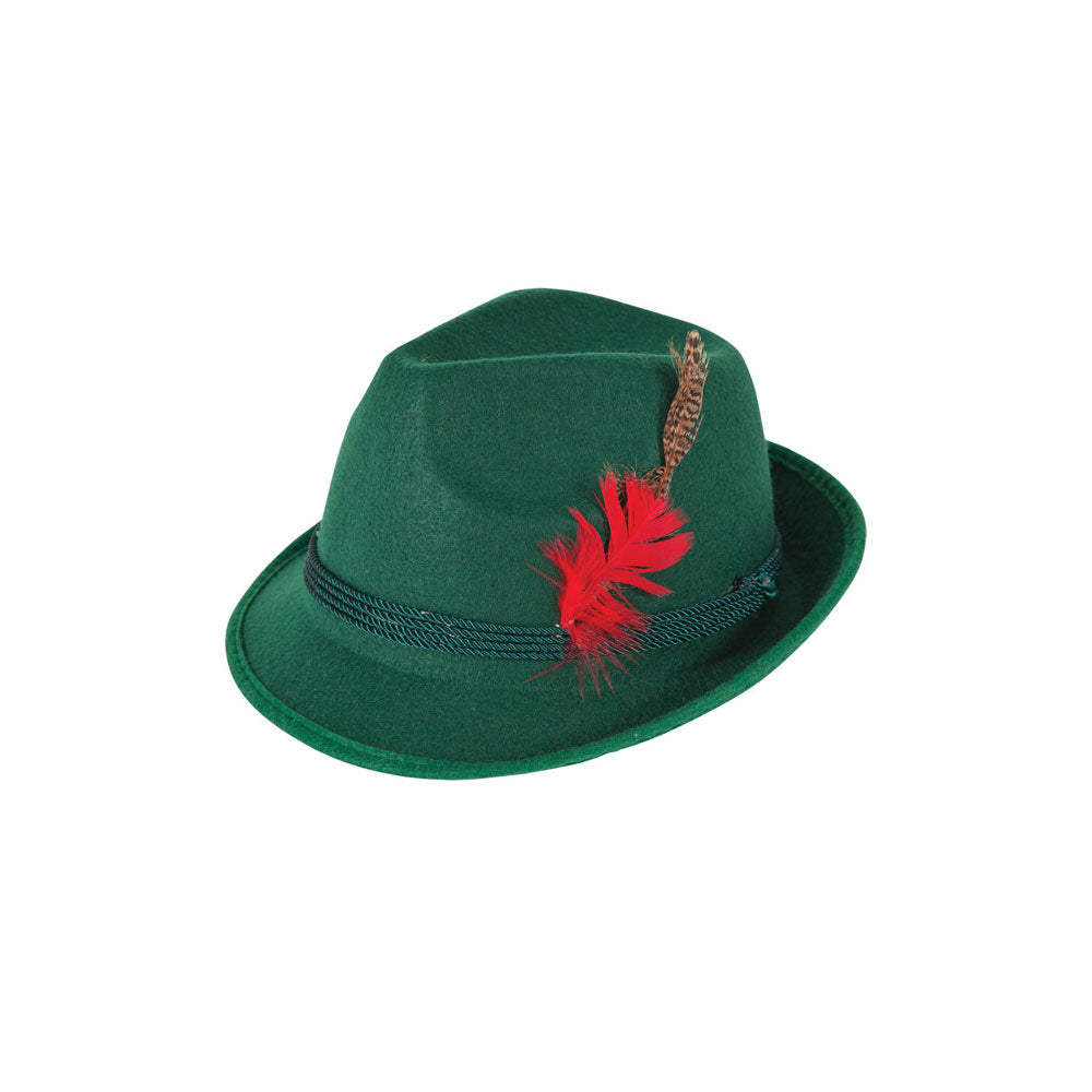Bavarian Alpine Oktoberfest Hat Green