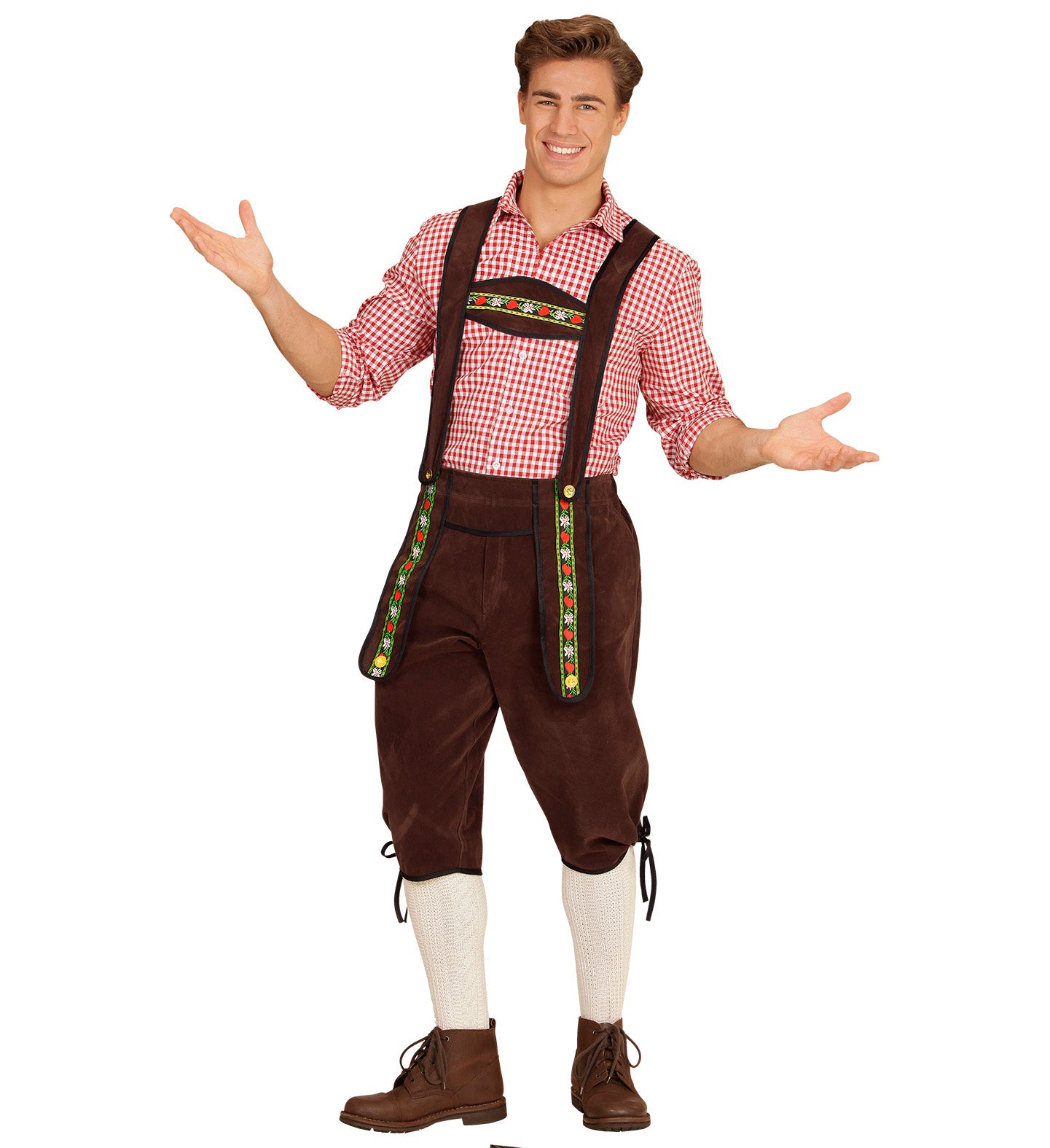 Bavarian lederhosen Trousers Costume Brown