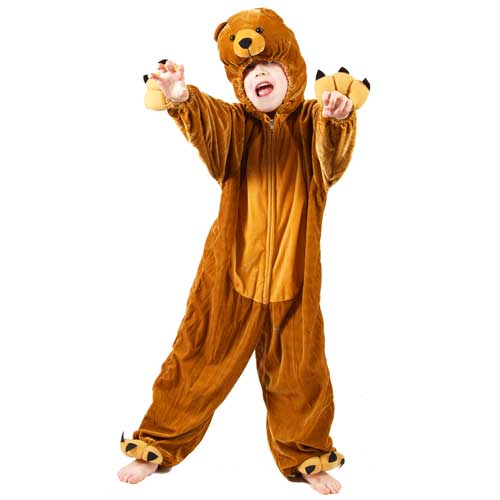 Kid's Funky Jungle Bear Fancy Dress Costume