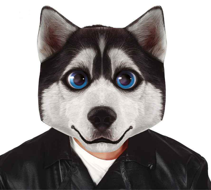 Big Head Husky Dog Oversized Mask