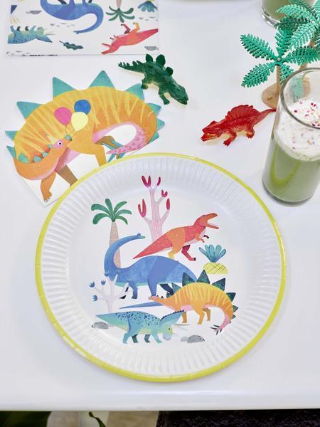 Party Dinosaur Plates Pack of 8