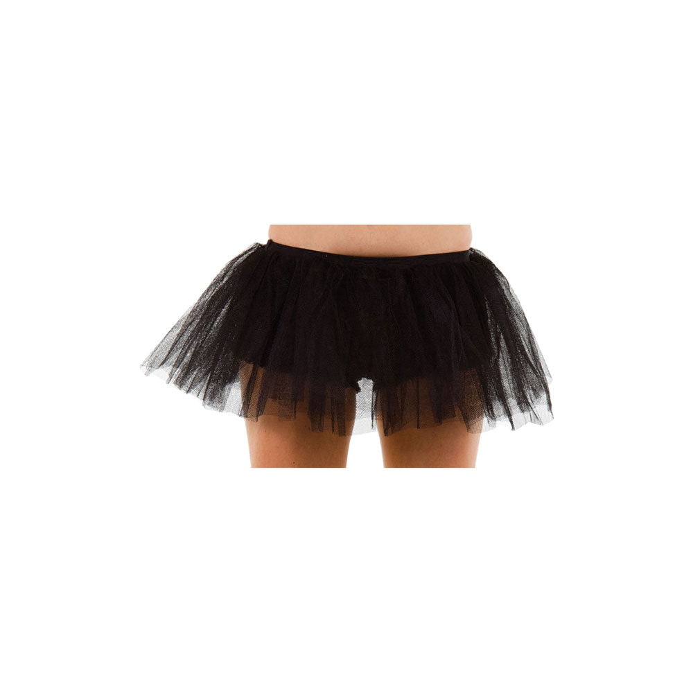 Ladies Black 3 Layer Tulle Tutu Skirt