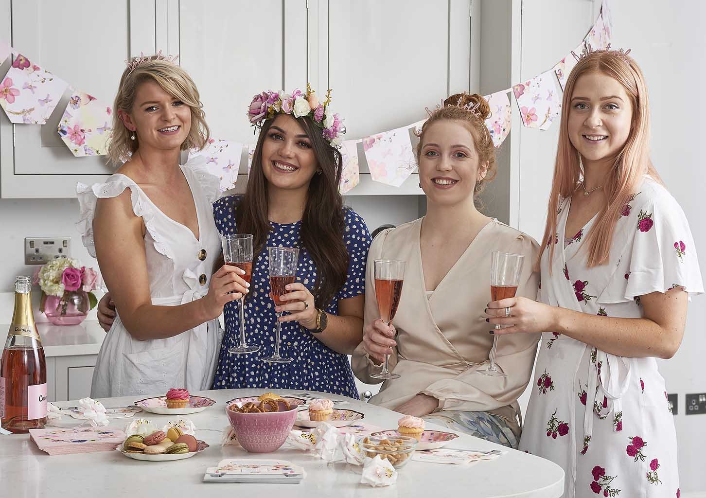 Blossom Bride Car Shaped Napkins Pack of 16