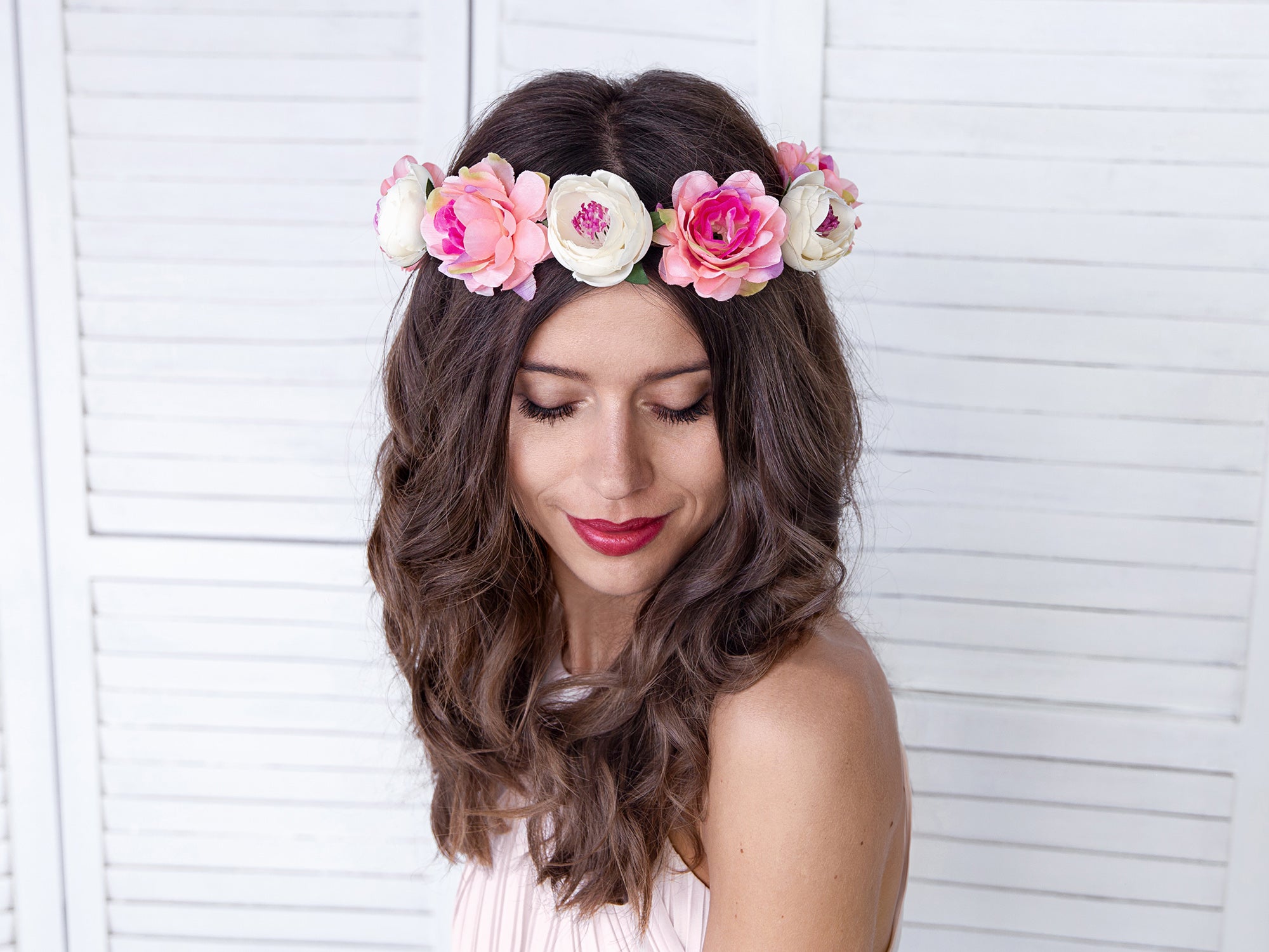 Boho Flower crown Mix 17cm