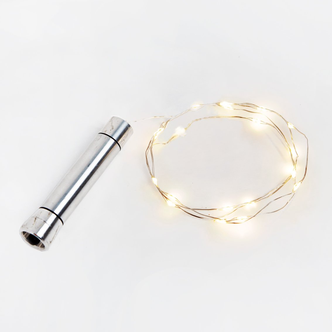 Boho Silver Bottle Stopper String Lights 20 LEDs