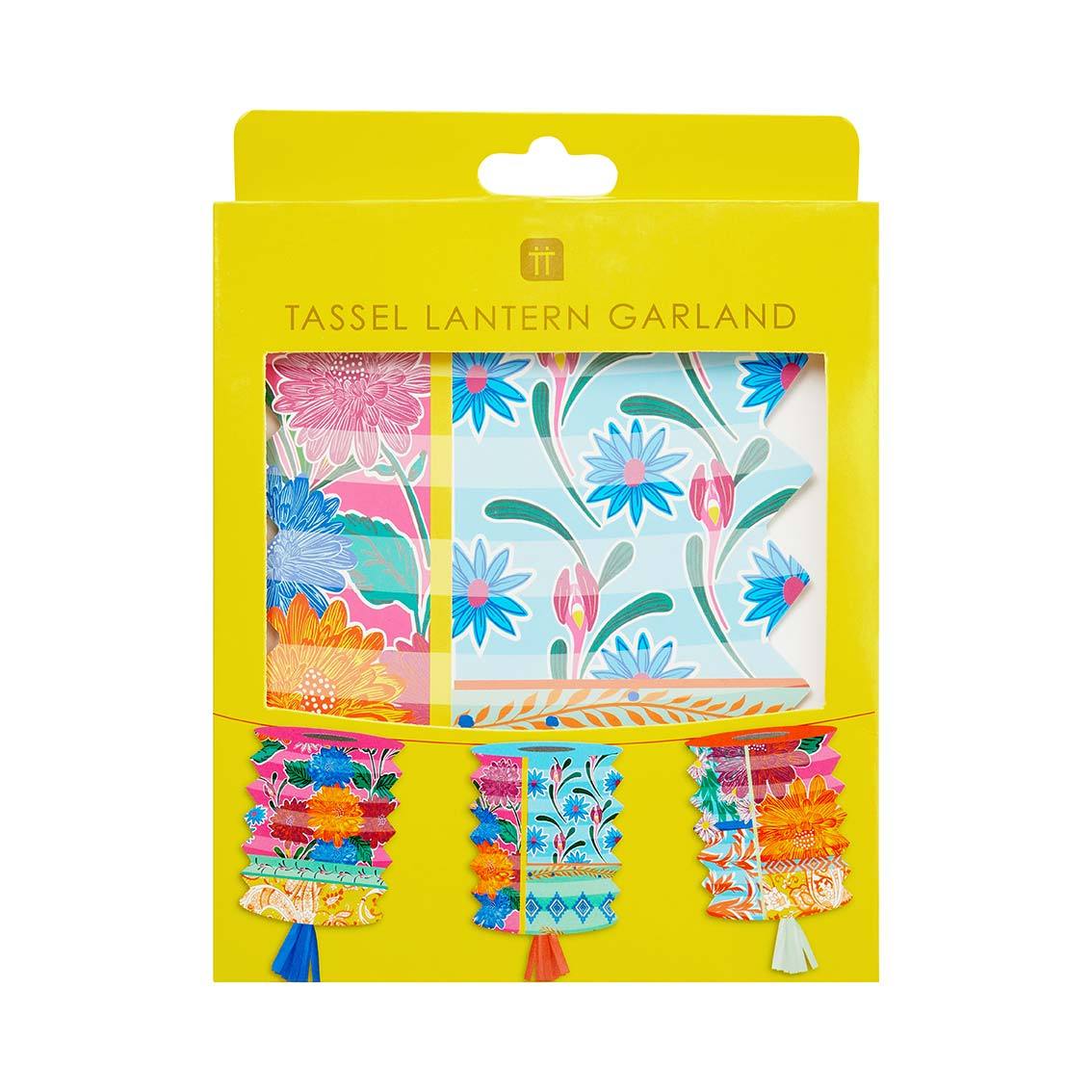 Boho Tassel Lantern Garland Party supplies