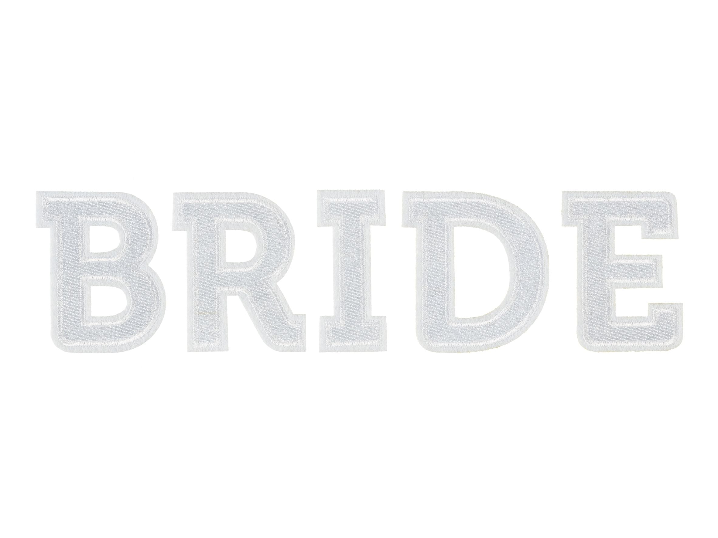 Bride Iron on Patch