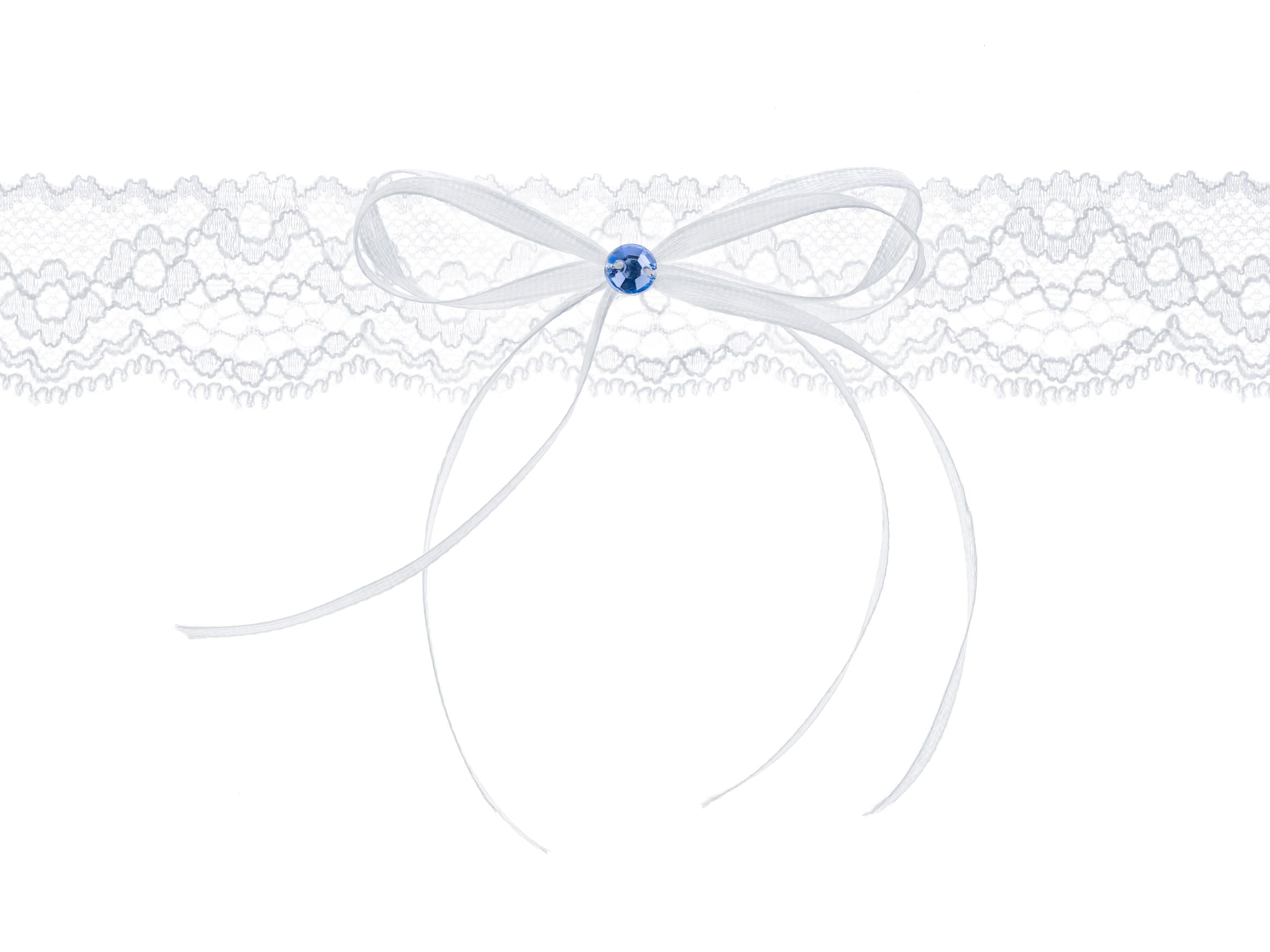 Brides Lace Garter White