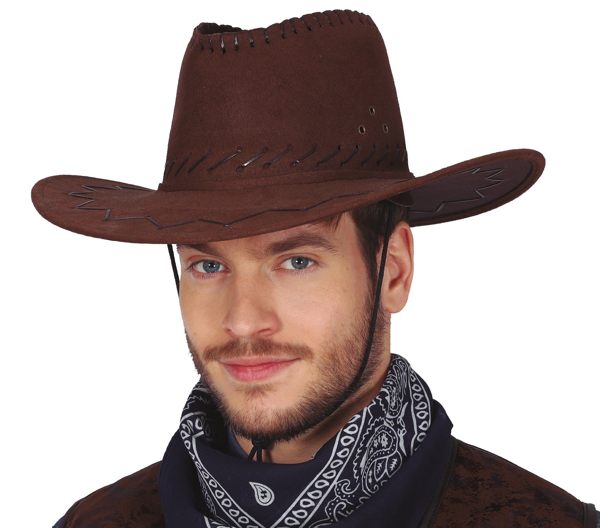Brown Suede Cowboy Hat
