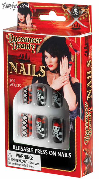 Buccaneer Beauty Pirate Fingernails