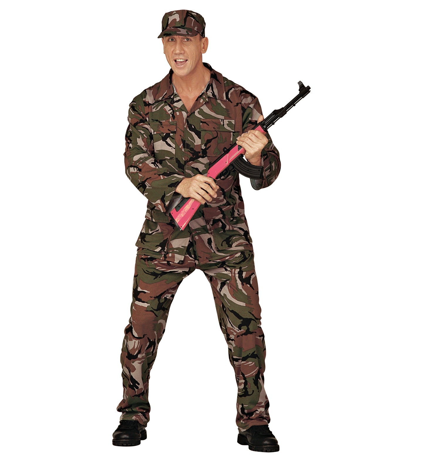Camouflage Soldier Army Costume Adult