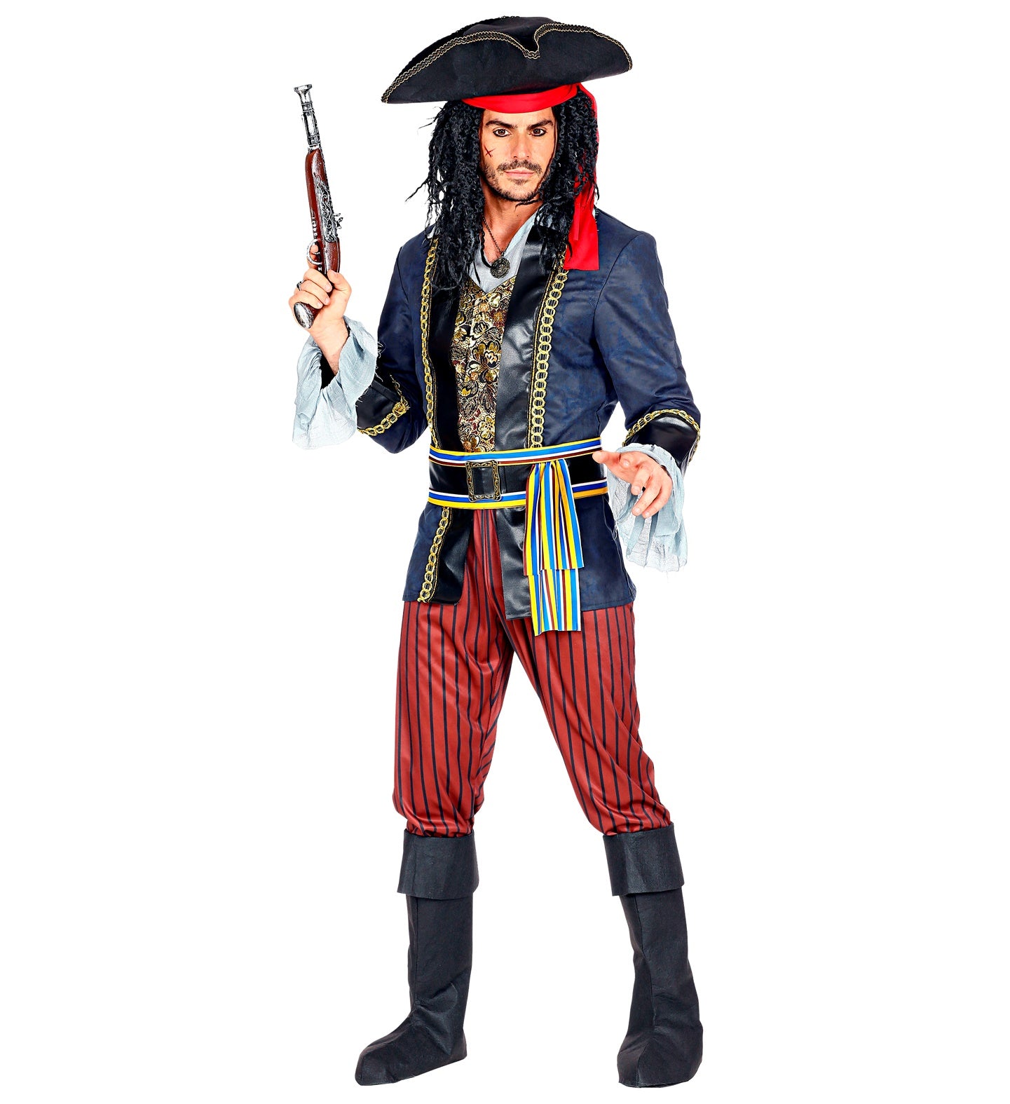 Caribbean Pirate Captain outfit Men's