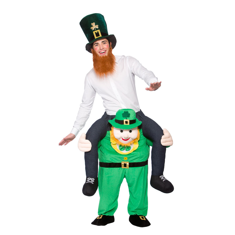 Carry Me Leprechaun fancy dress costume.