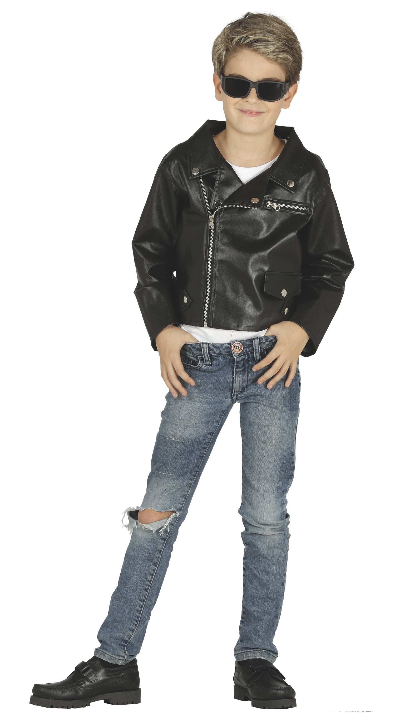 Children's faux leather jacket 