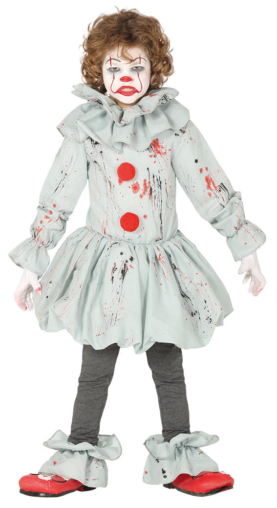 Child wearing Killer Clown IT Pennywise Costume