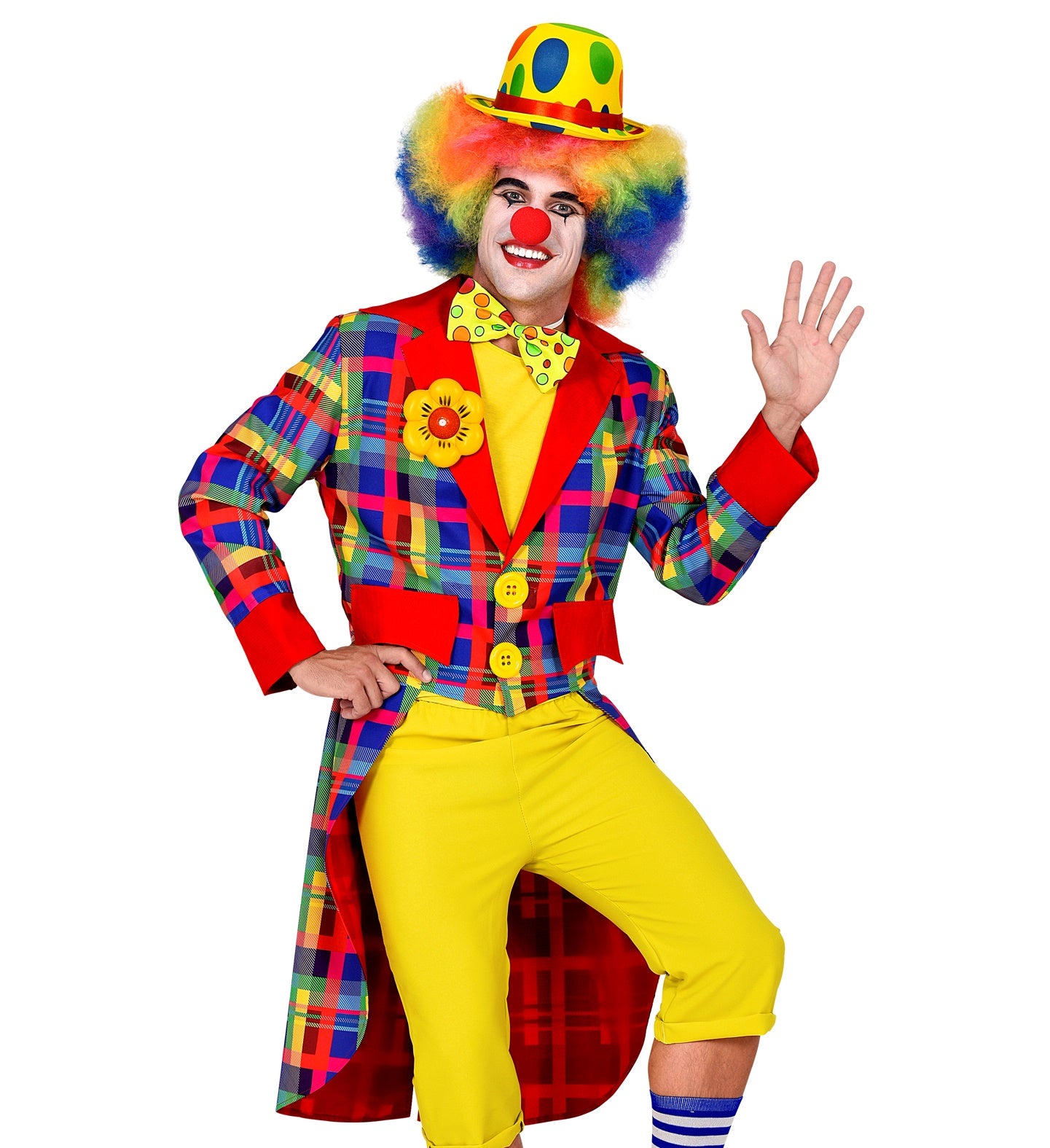 Clown Carnival Tailcoat Jacket Men's