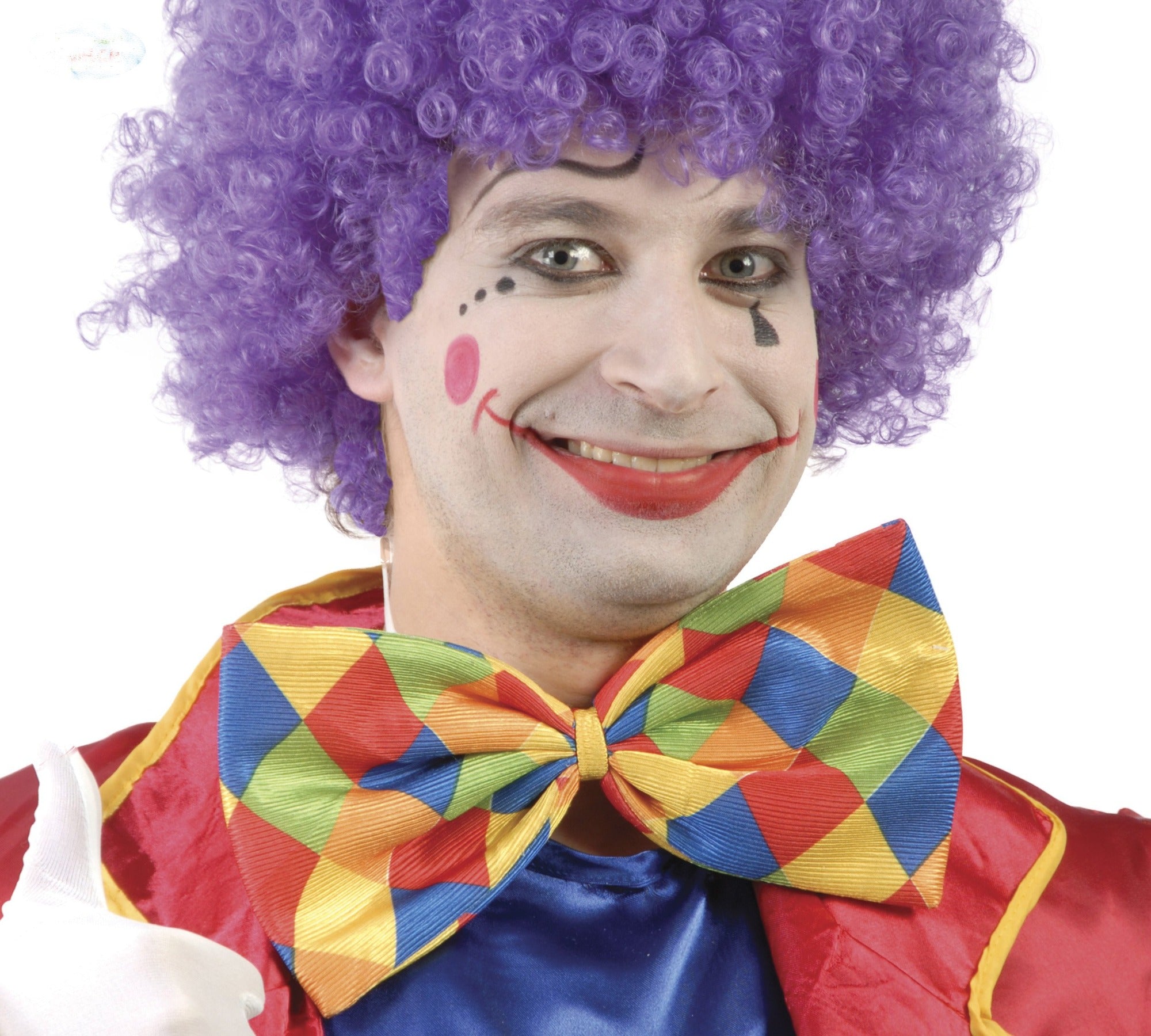 Clown large Bow Tie Multicoloured