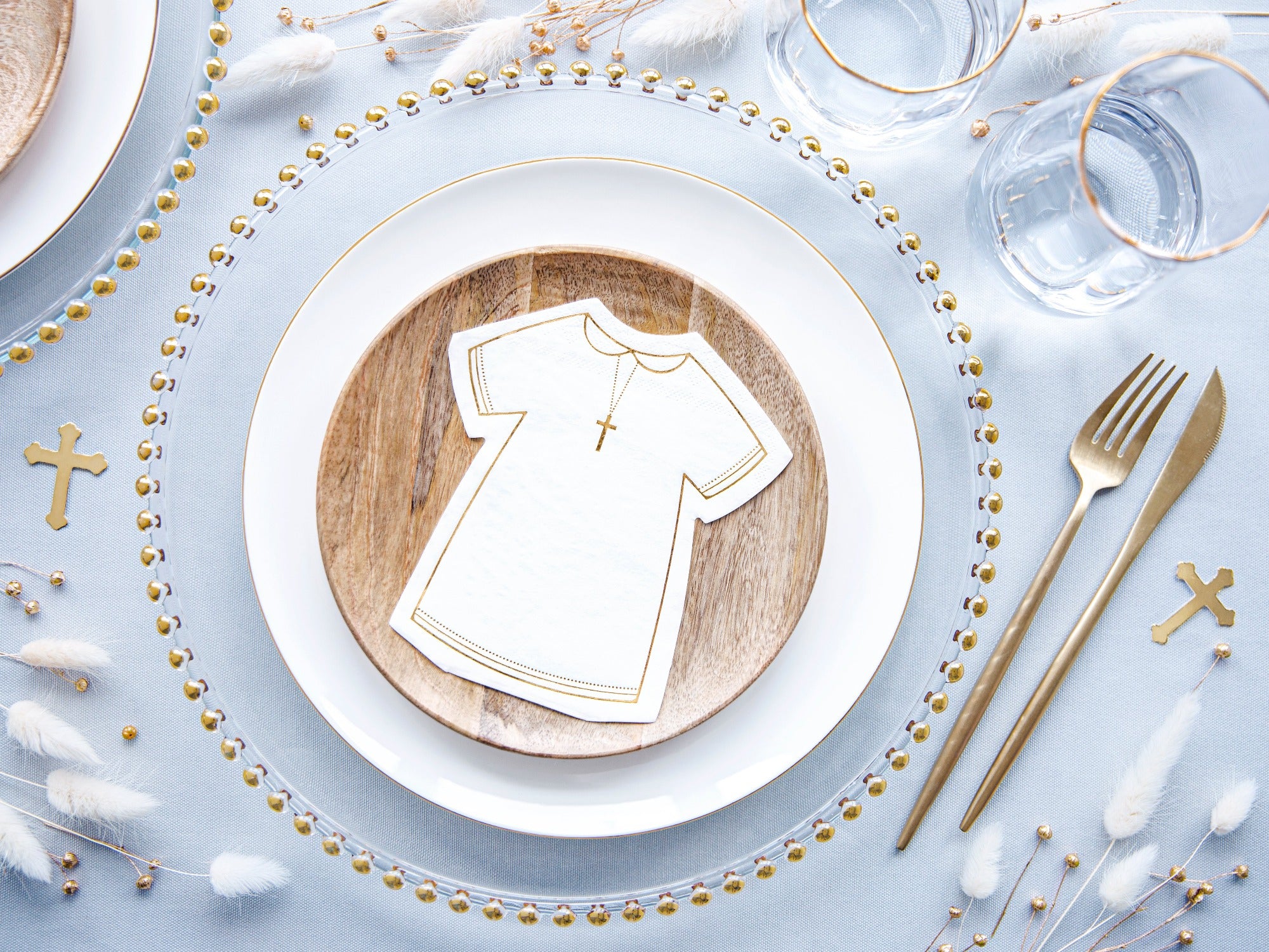 Paper Communion Robe shaped Napkins