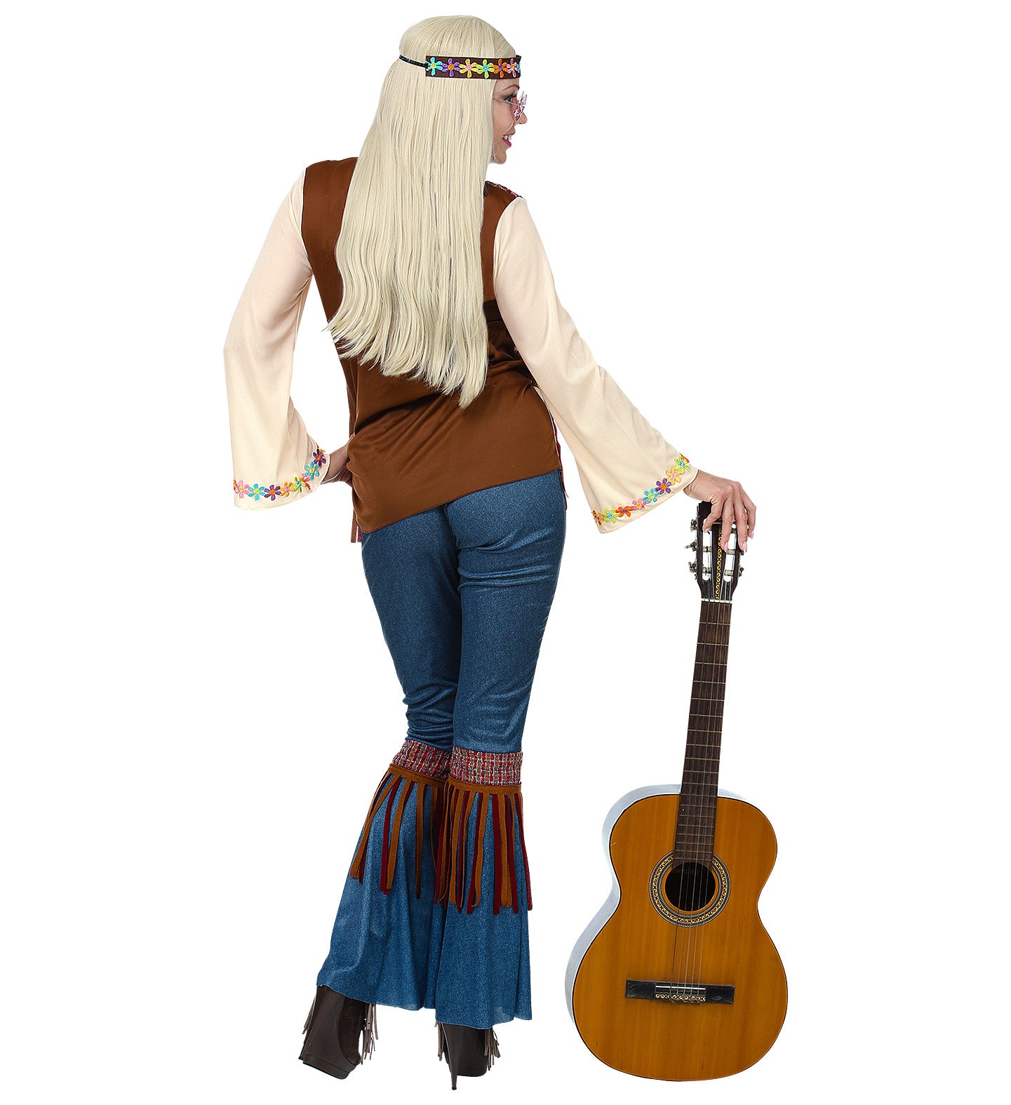 California Hippie Costume Ladies rear