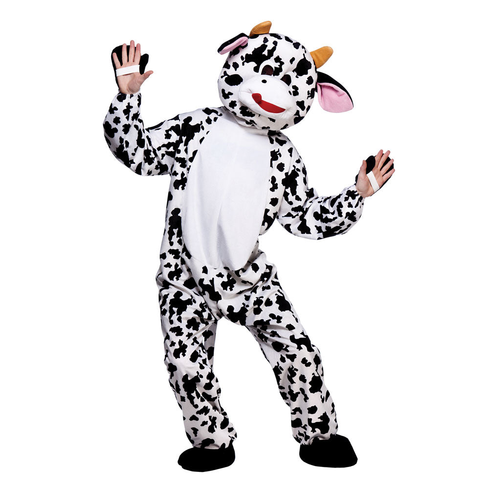 Cow Mascot Animal Costume