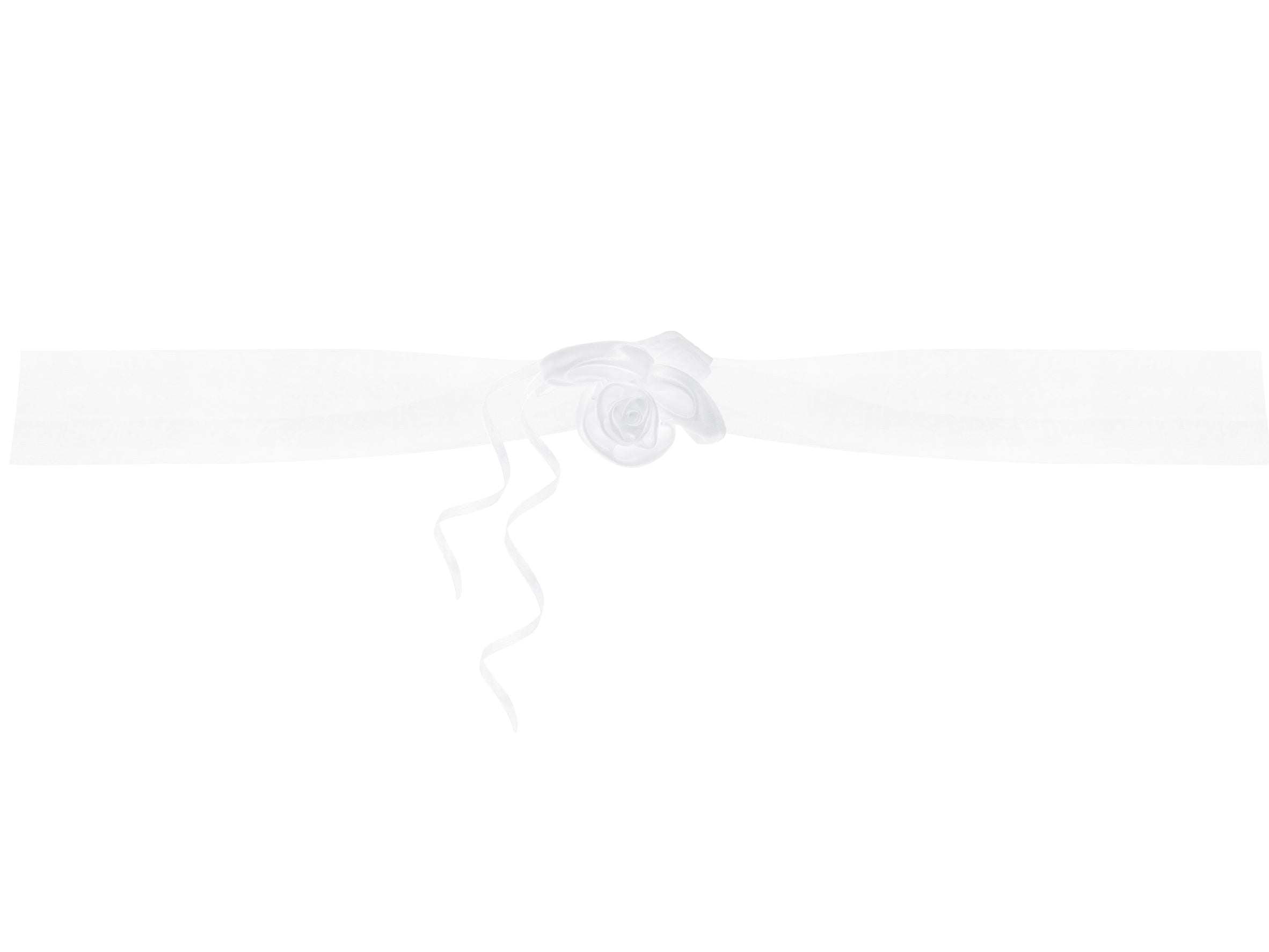 Cream Organza Garland table Decoration