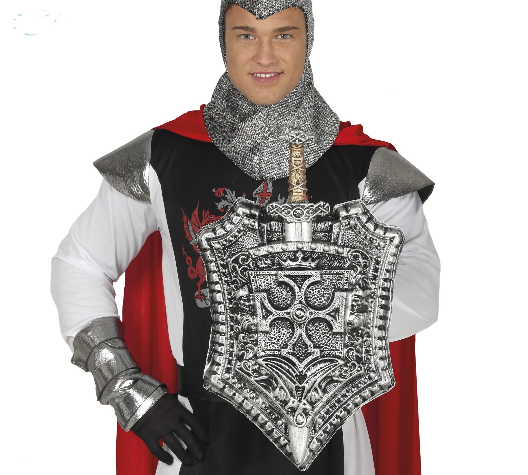 Medieval Cross Sword and Shield Set