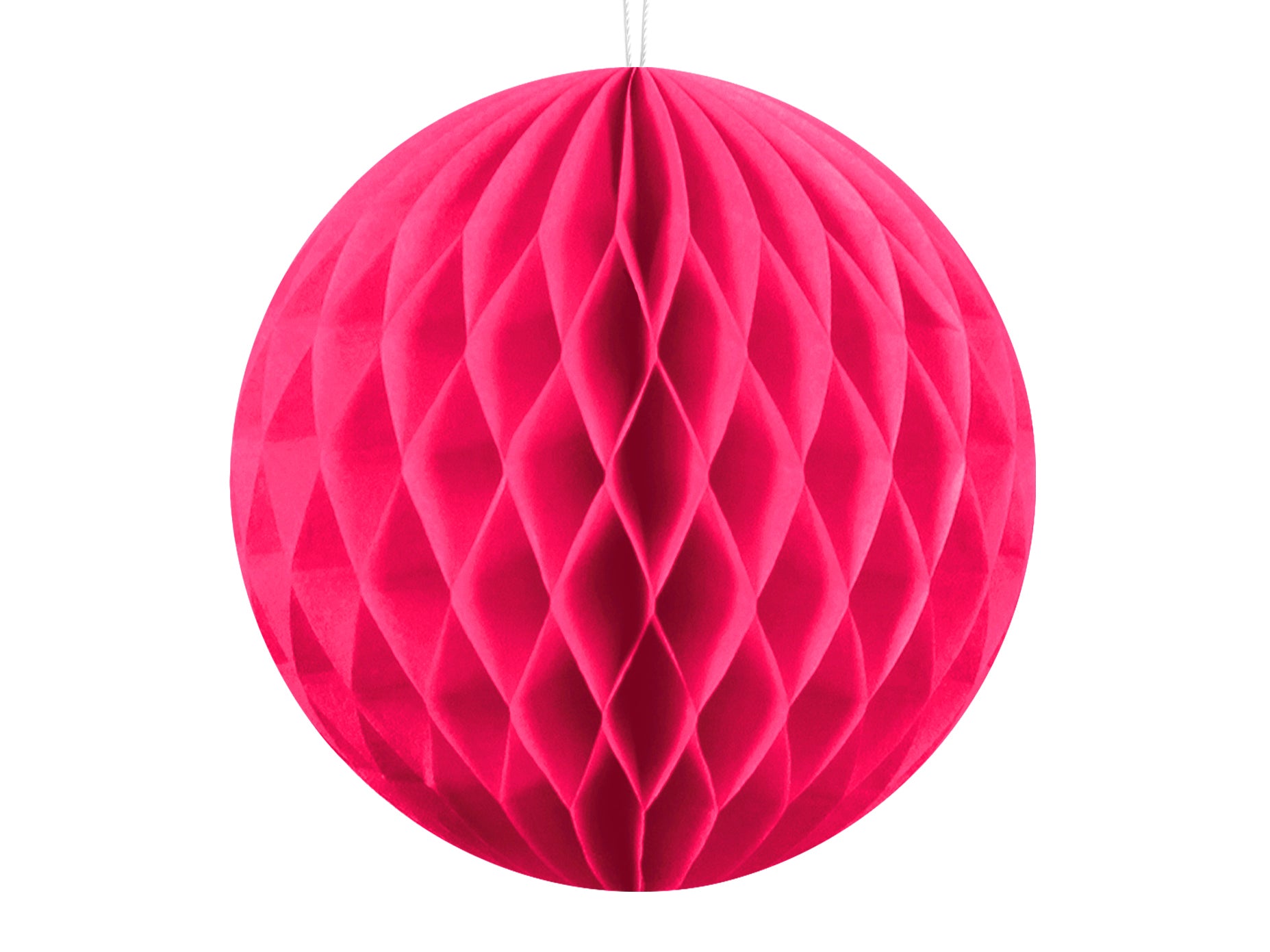 Dark Pink Honeycomb Decoration 10cm