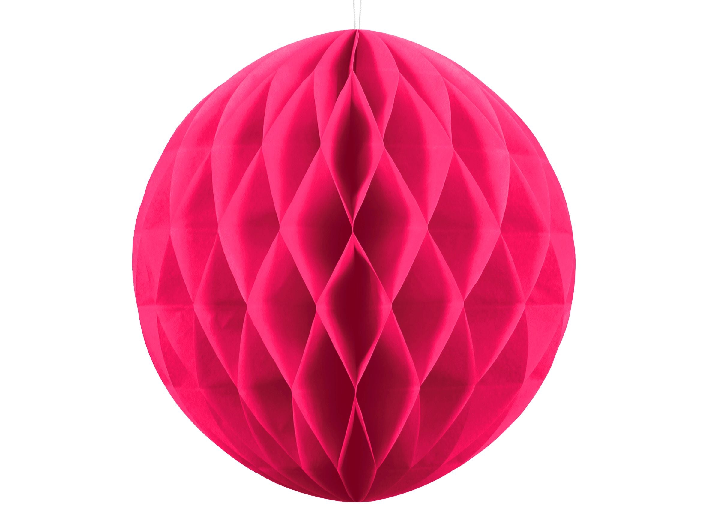 Dark Pink Honeycomb Decoration 20cm