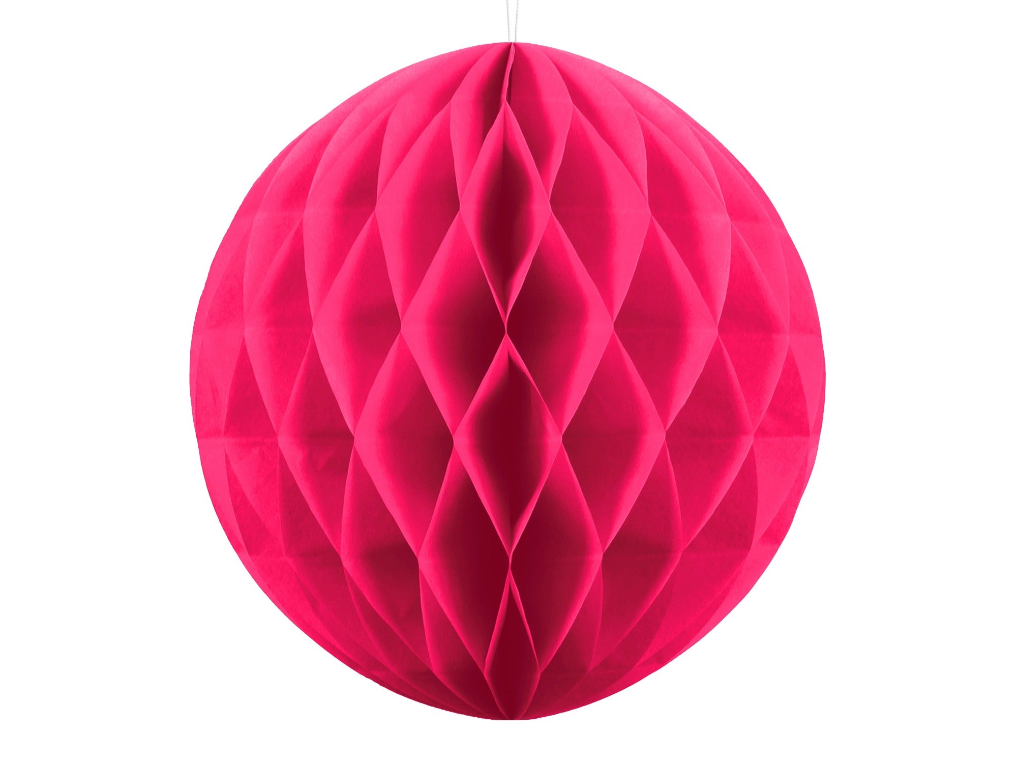 Dark Pink Honeycomb Decoration 30cm