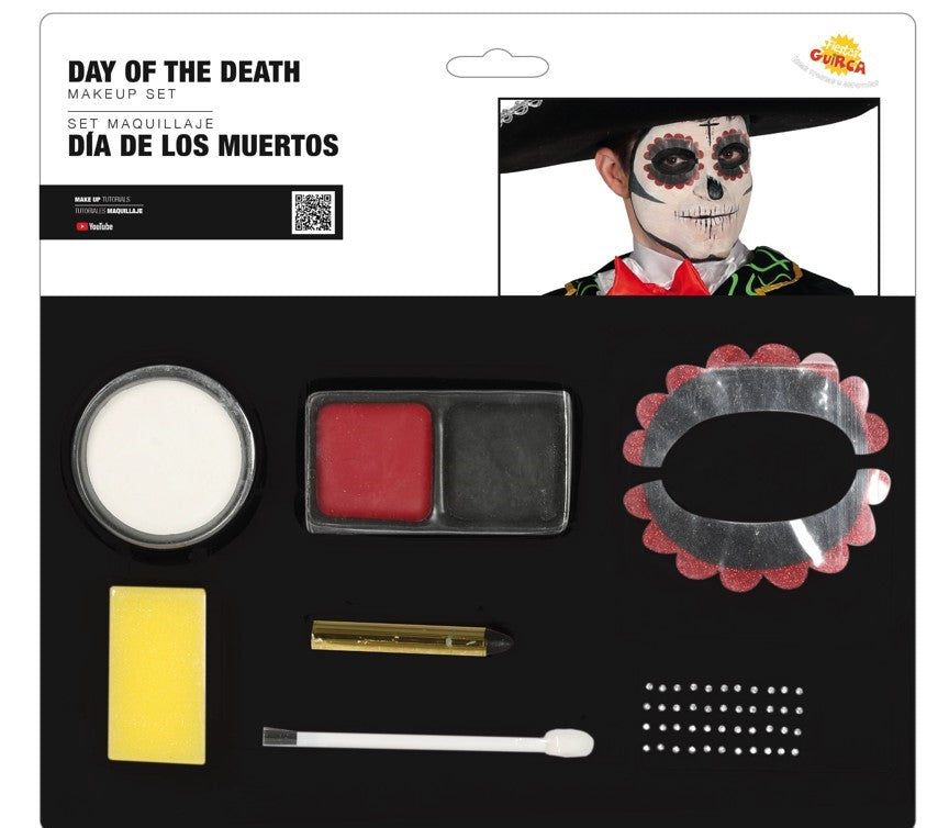 Day Of The Dead Face Paint Make Up Kit