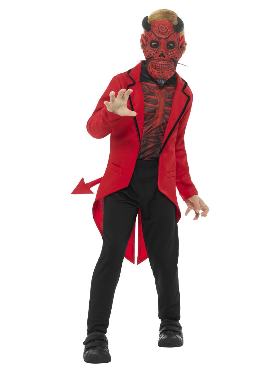 Day of the Dead Devil Halloween Costume Boys