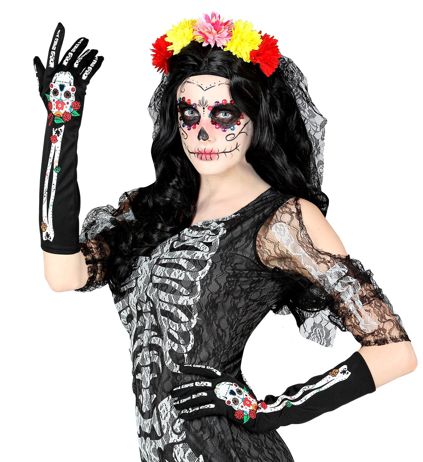 DIA DE LOS MUERTOS GLOVES