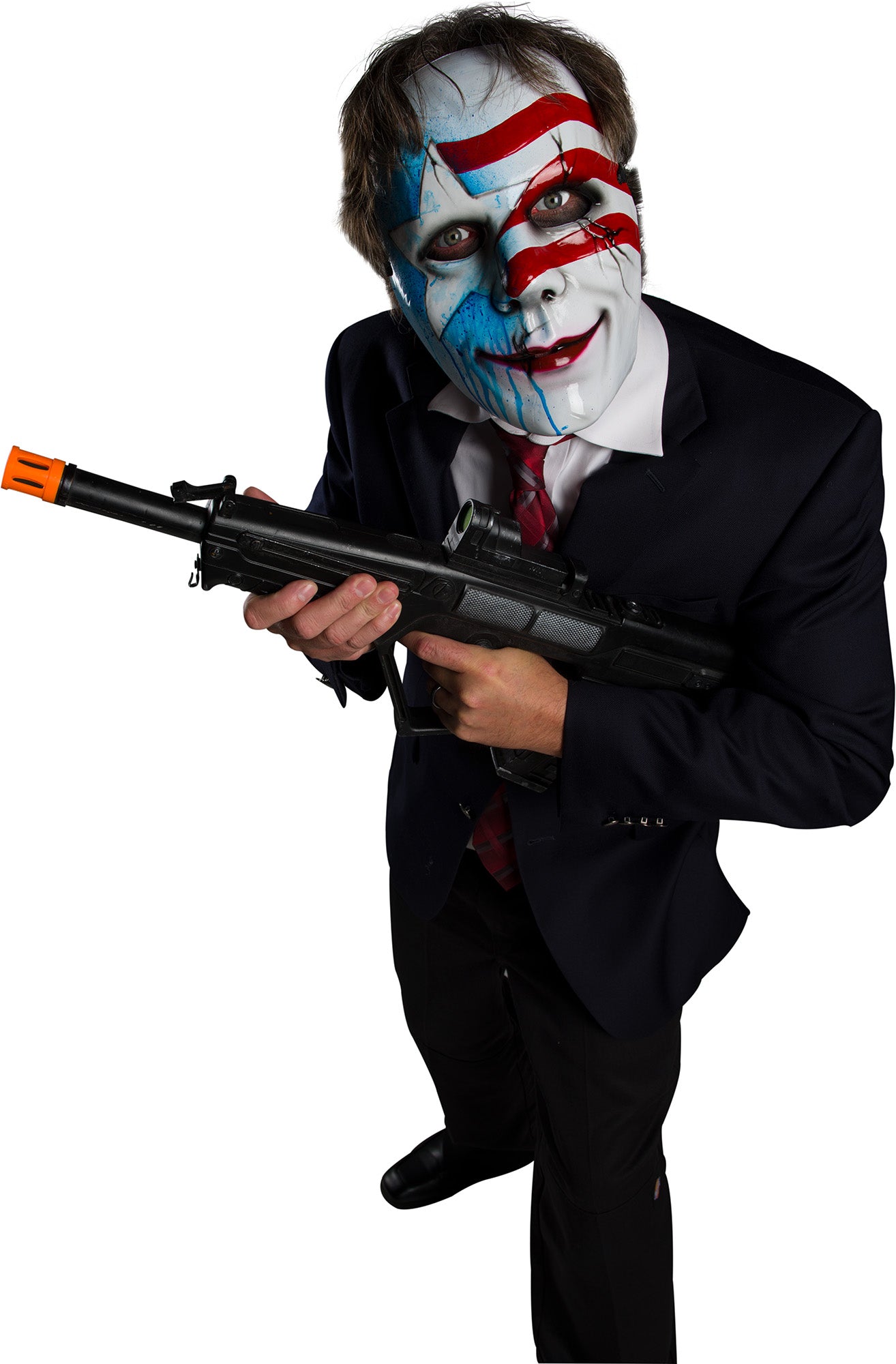 Dead White and Blue Mask