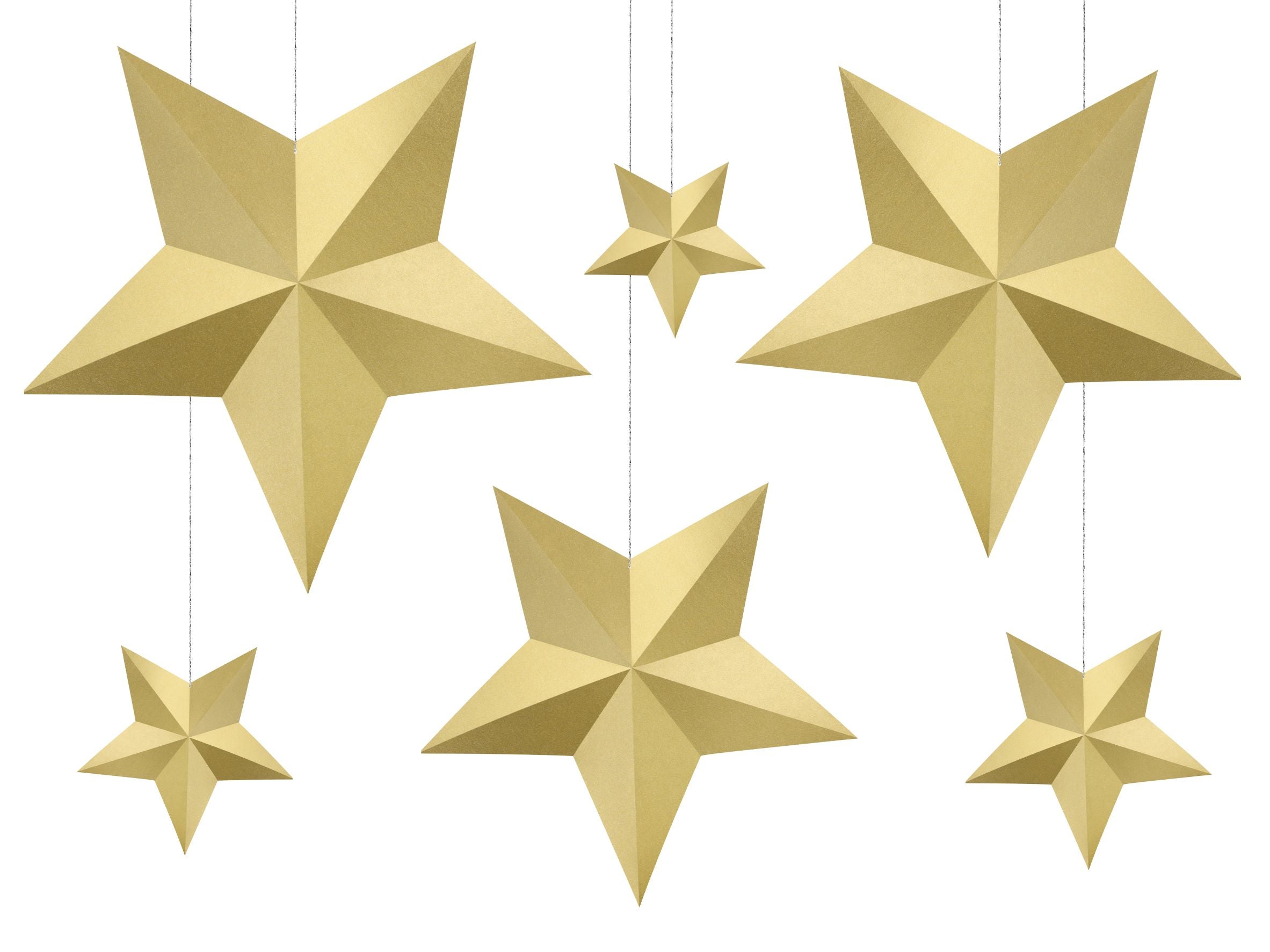 Decoration Stars Gold