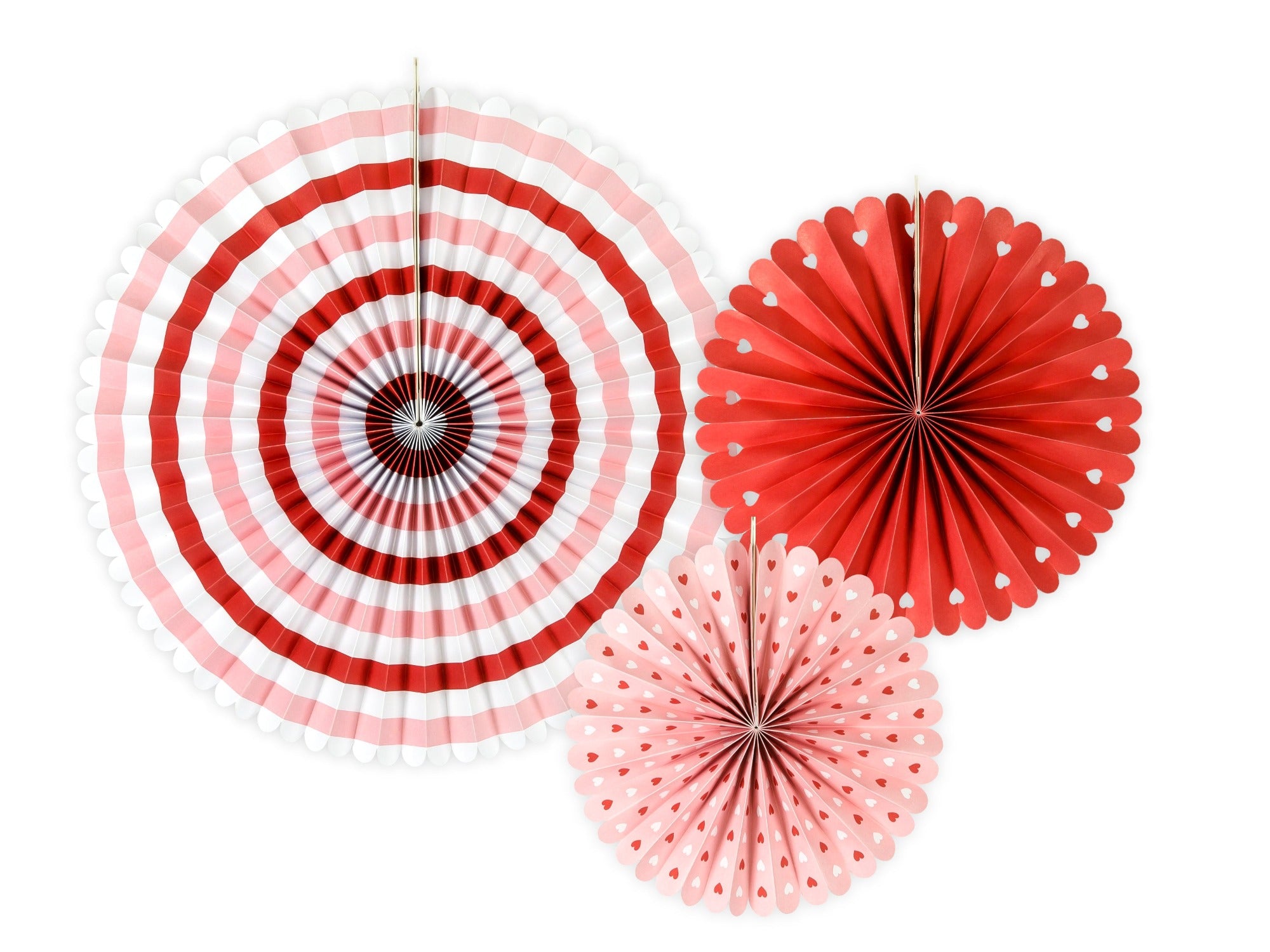 Red Rosettes Sweet Love Party Decorations