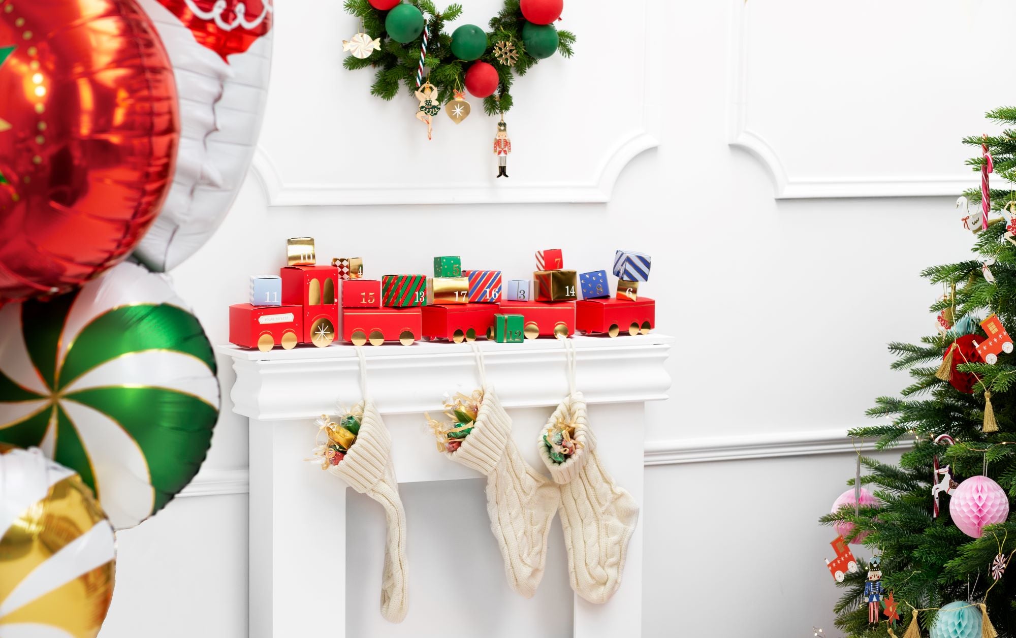 Off-white Christmas Stocking