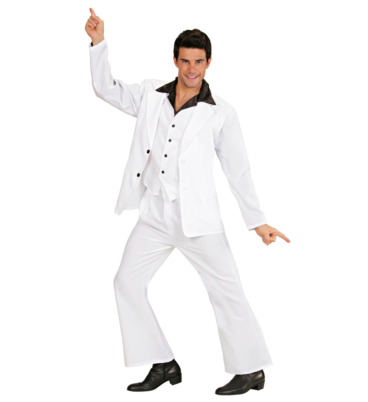 Deluxe 70's Disco Fever Costume White