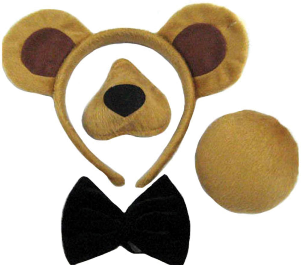 Deluxe Bear Set Fancy Dress Kit With Sound