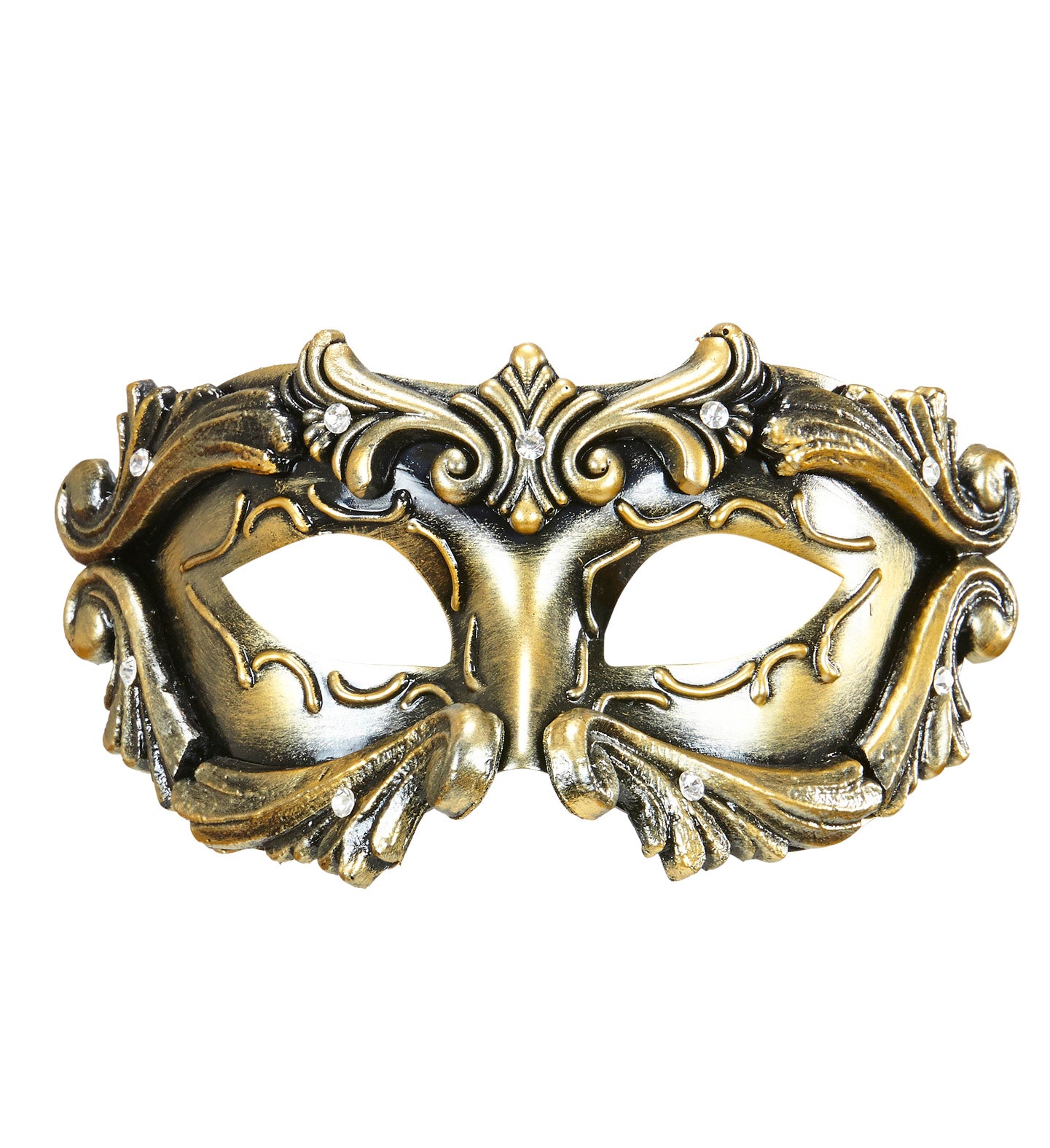 Deluxe Bonze Baroque Colombina Mask