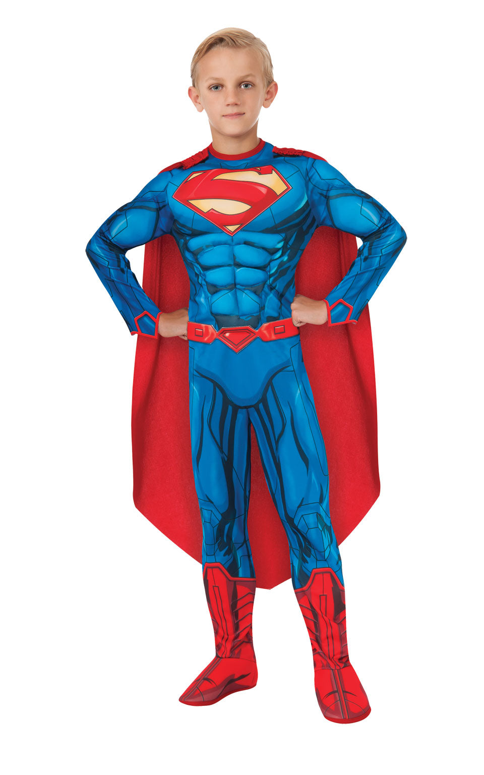 Deluxe Superman Outfit Boys Digital Print