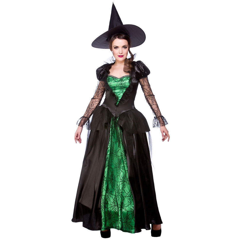 Ladies Deluxe Emerald Witch Costume Adult