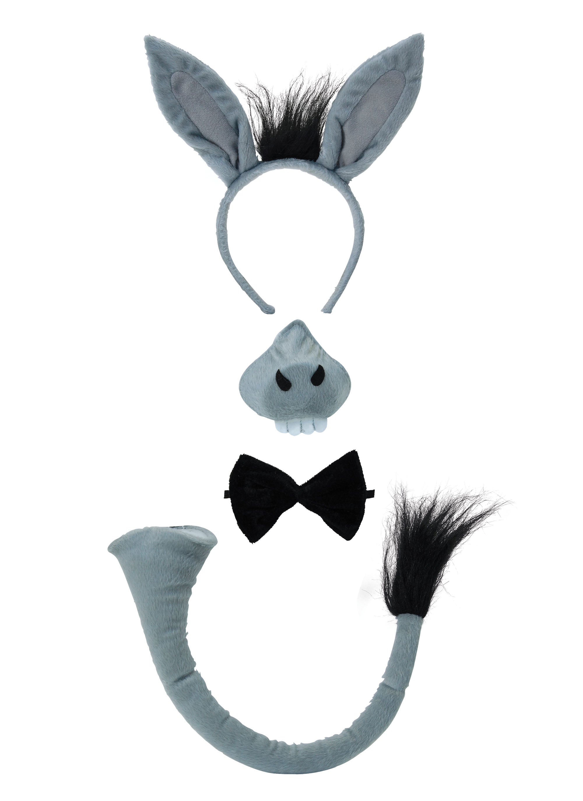 Deluxe Donkey Mask Set Fancy Dress Kit With Sound