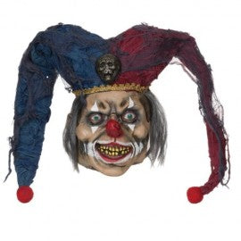 Deranged Jester Rubber Mask