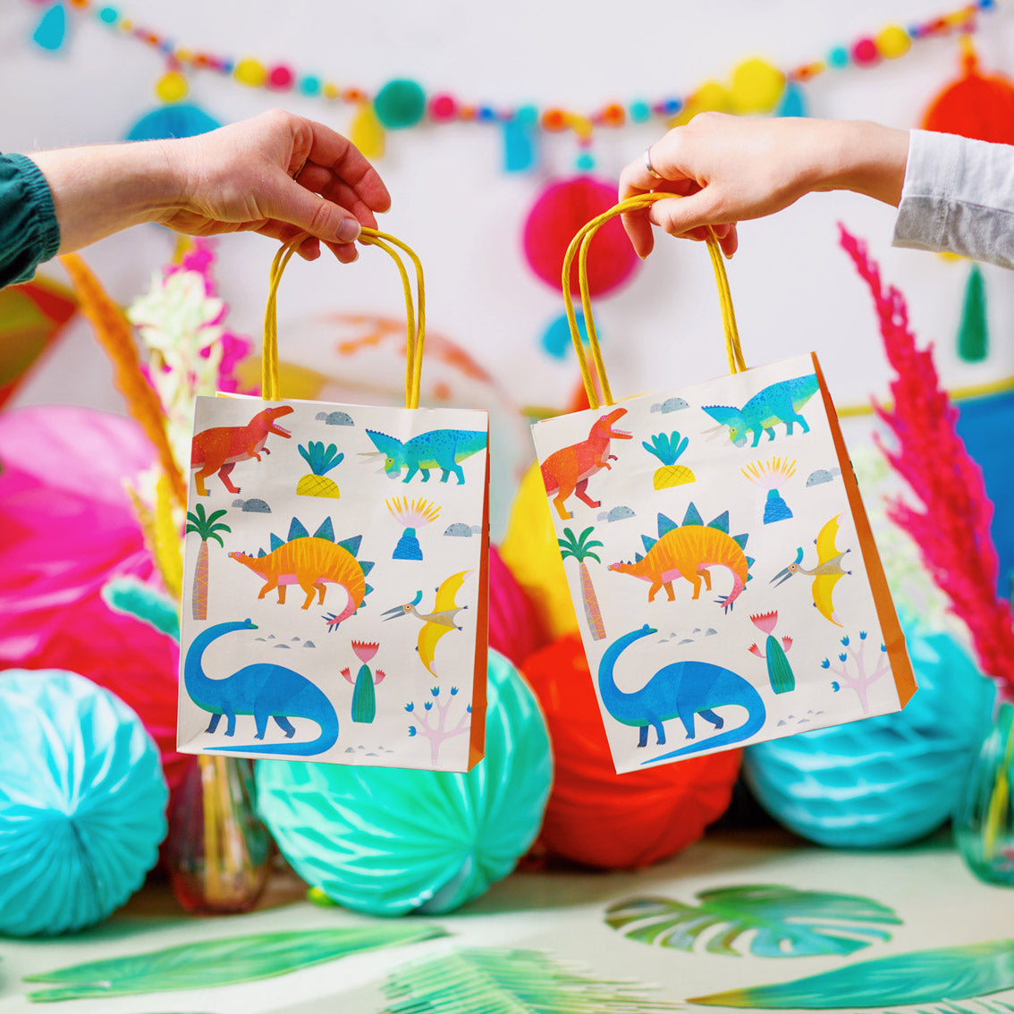 Party Dinosaur Treat Bag 8 Pack