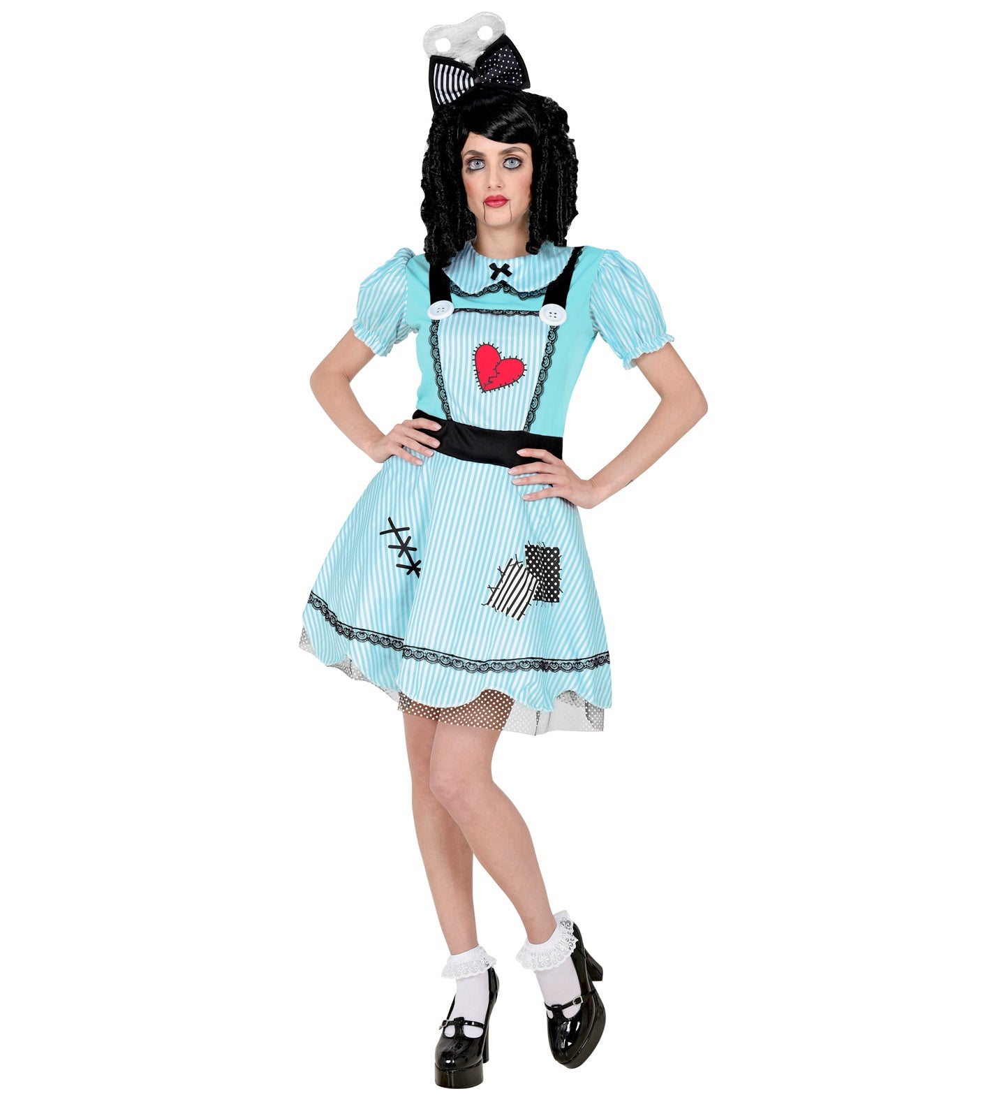 Doll fancy dress outfit Blue Adult