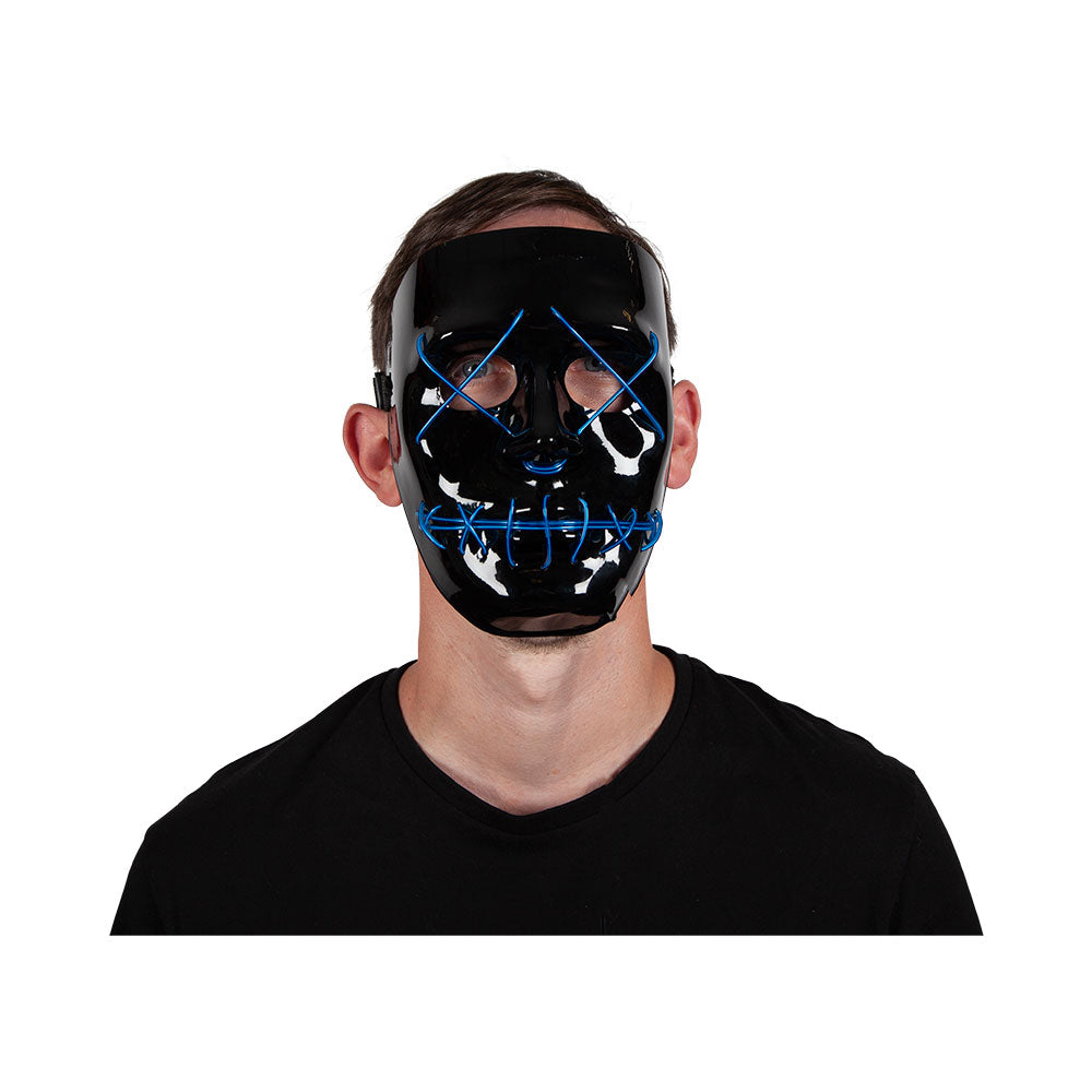 EL Light Up Mask Blue