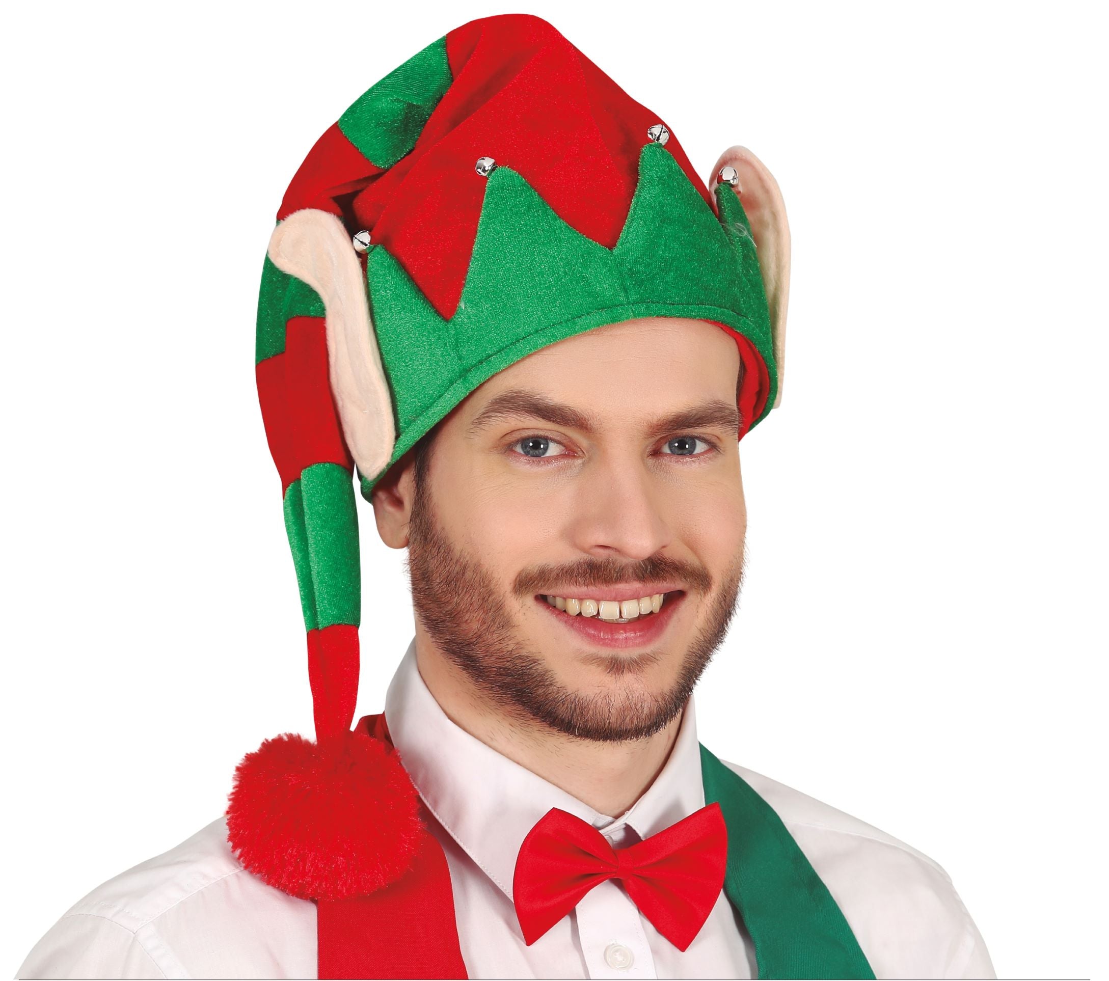 Elf Hat with Ears and Bells