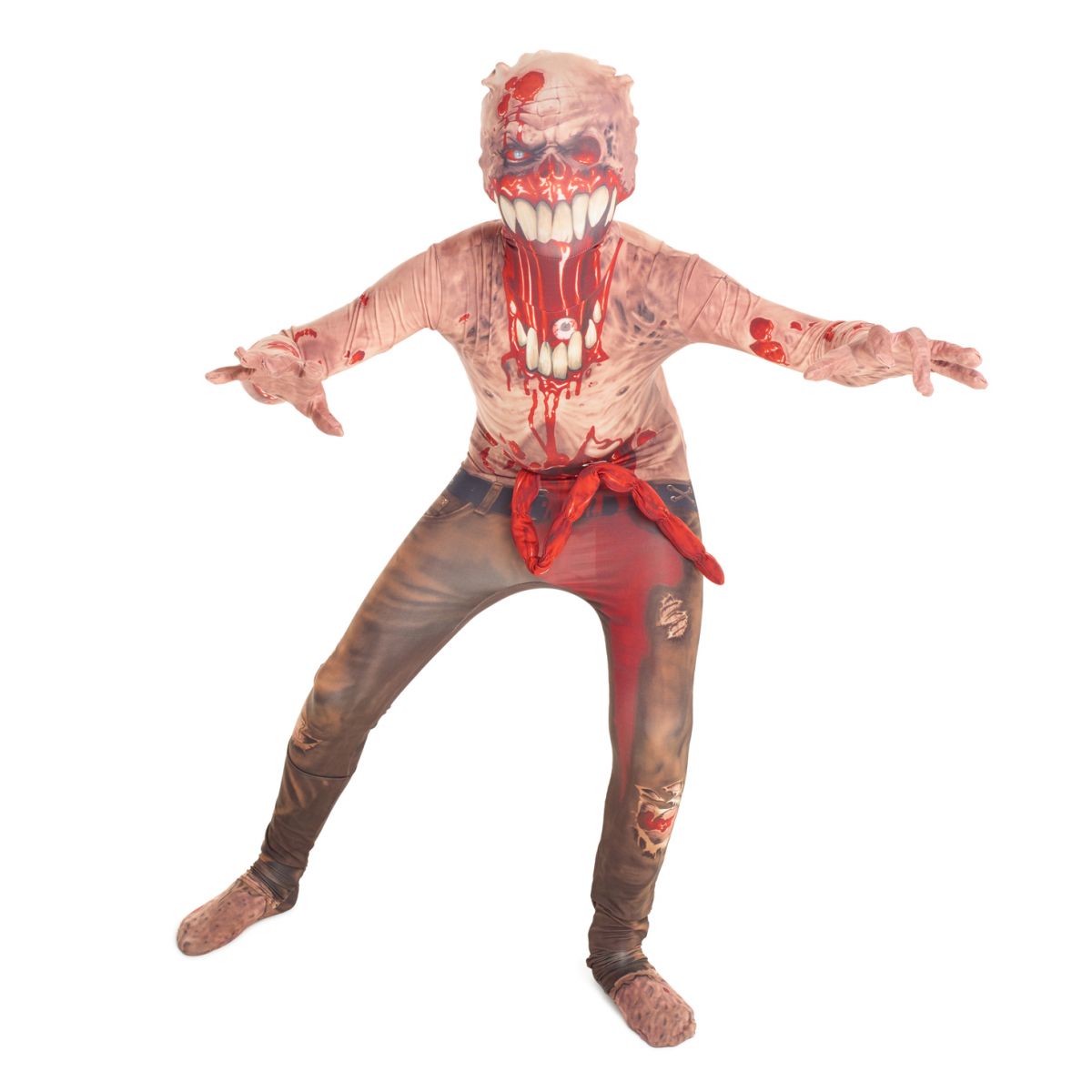 Exploding Guts Zombie Morphsuit  children's Costume for Halloween
