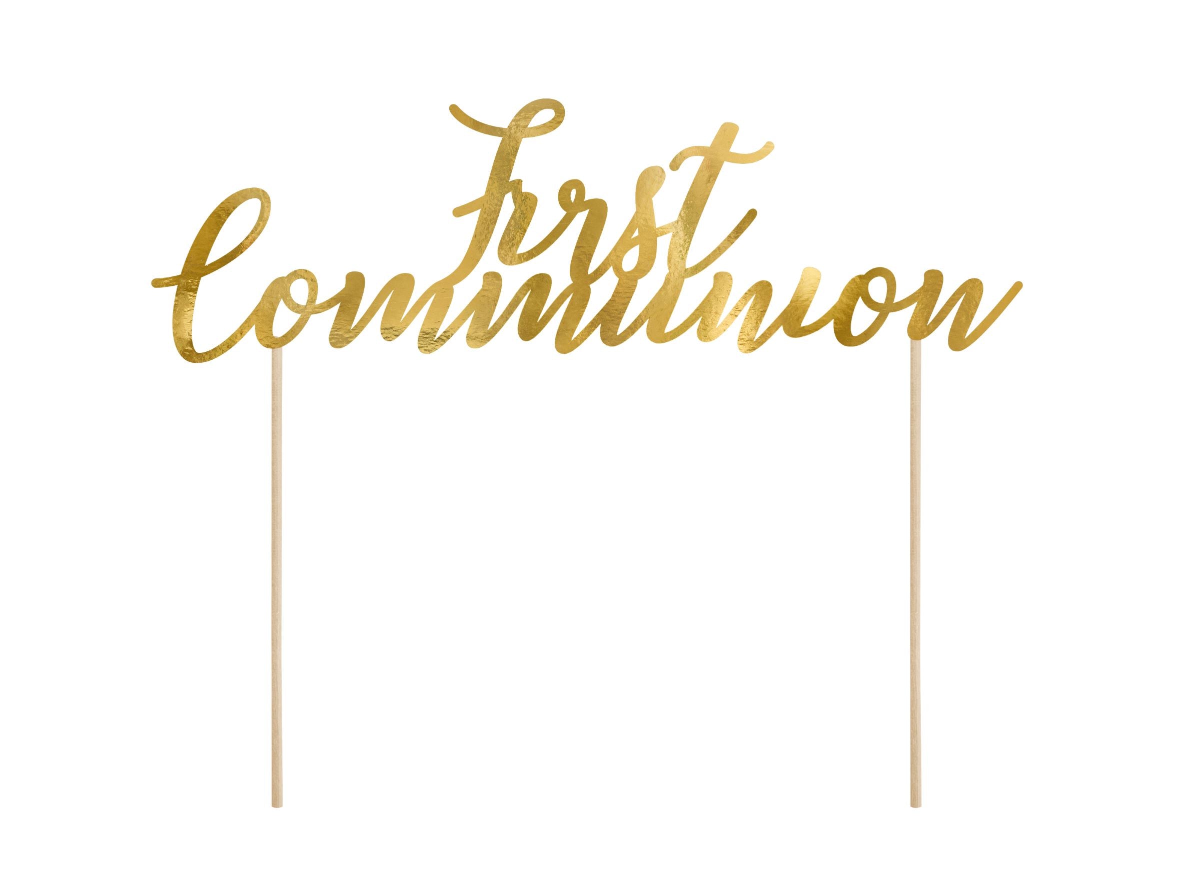 First Communion Cake Topper