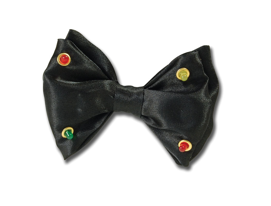 Flashing Bow Tie Black